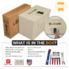 QR Lockbox Tan Large Size - Image 8