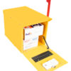 QR Lockbox Medium  Yellow Pole Mountable - Image 3
