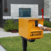 QR Lockbox Medium  Yellow Pole Mountable - Image 2